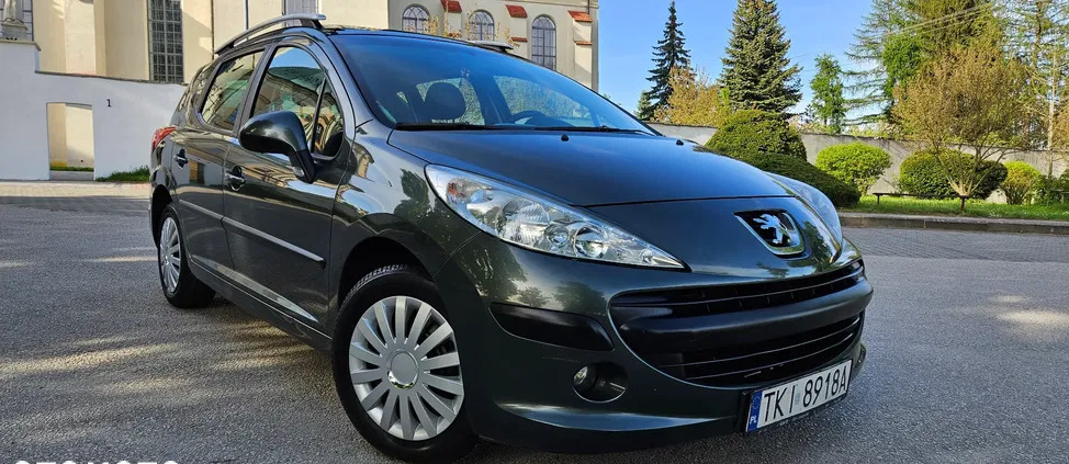 świętokrzyskie Peugeot 207 cena 8900 przebieg: 262900, rok produkcji 2008 z Kościerzyna